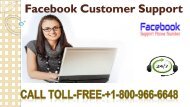 Facebook Customer Support  +1-800-966-6648 ( toll-free)USA