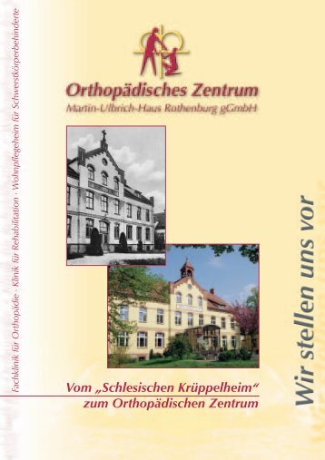 Seite 1 bis 20 - Orthopädisches Zentrum Martin-Ulbrich-Haus ...