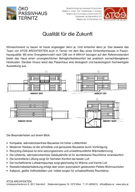 PRESSEMAPPE BVH Bretenwaida - 1. ATOS Strohballen-Haus