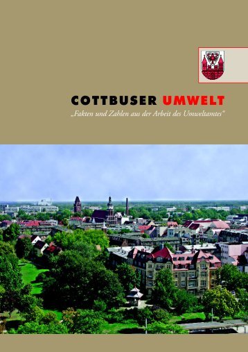 Fakten und Zahlen aus der Arbeit des Umweltamtes - Cottbus