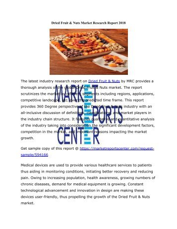 Dried Fruit & Nuts Market Research Report 2018