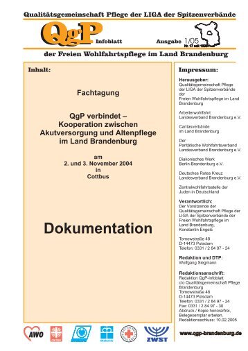 Kooperation und Vernetzung - die Quadratur ... - QgP Brandenburg