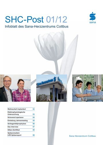 SHC-Post 01/2012 - Sana Herzzentrum Cottbus