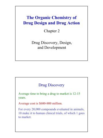 The Organic Chemistry of Drug Design and Drug Action