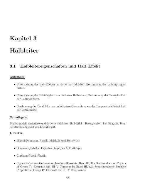 Kapitel 3 Halbleiter