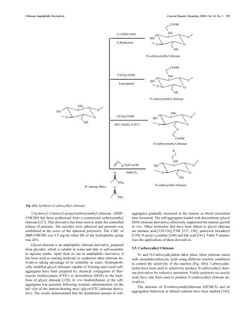 Chitosan Amphiphilic Derivatives. Chemistry and ... - Bentham Science