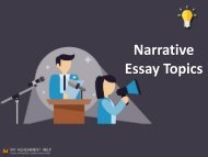 Creative Boost with These Good Narrative Essay Topics