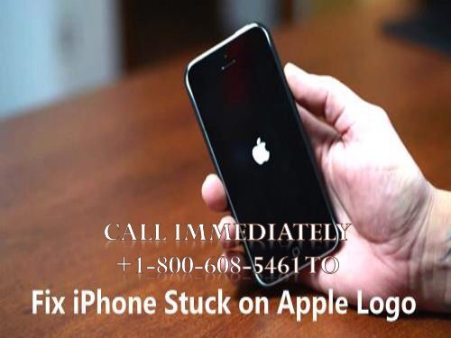 Call +1-800-608-5461 Fix iPad Stuck at Apple Logo