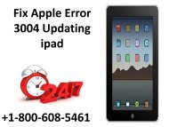 Fix Apple Error 3004 Updating ipad (1)