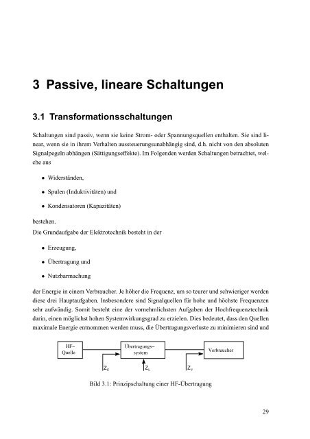 Grundlagen der Hochfrequenztechnik - IHE