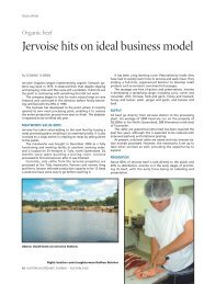 Jervoise hits on ideal business model - Biological Farmers of Australia