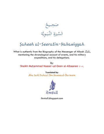 Saheeh Seerah Al Albaanee English