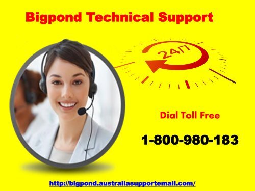 Quick Support To Bigpond Technical Support  |1-800-980-183