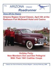 ARIZONA Classic Roadrunner - Arizona Classic Car Club