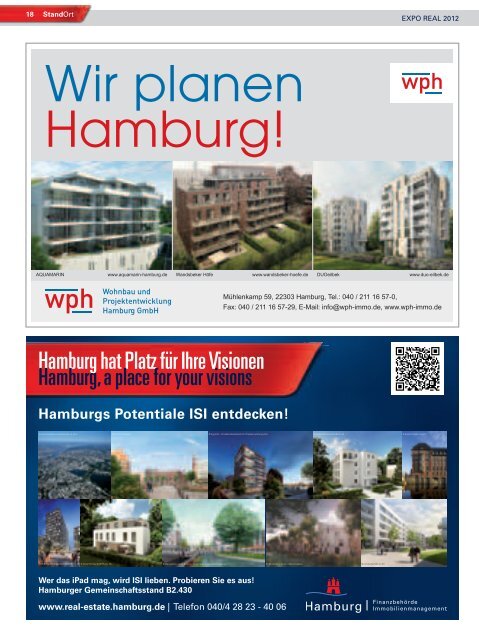 Stand Ort - Immobilienmanagement Hamburg