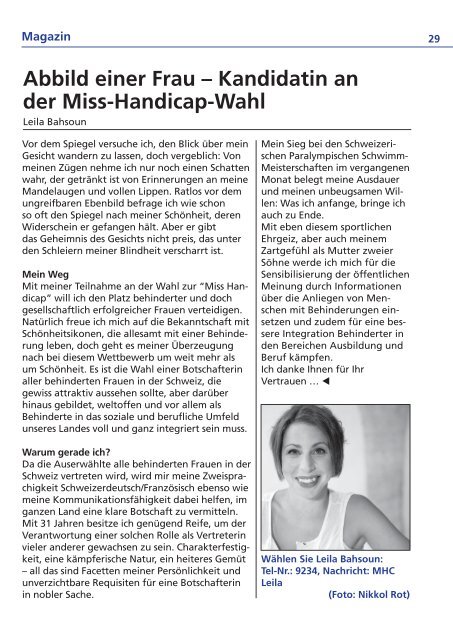 Sucht und Drogen - Miss Handicap