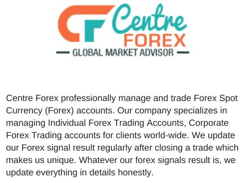 Best Free Forex Signal Provider