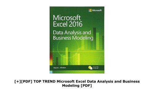 [+][PDF] TOP TREND Microsoft Excel Data Analysis and Business Modeling [PDF] 