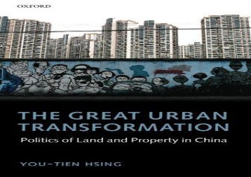 [+]The best book of the month The Great Urban Transformation: Politics of Land and Property in China  [NEWS]