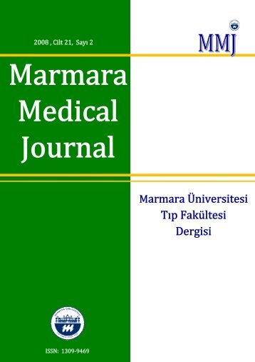İÇİNDEKİLER - Marmara Medical Journal