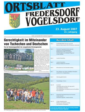 23. August 2007 - Heimatverein Fredersdorf-Vogelsdorf