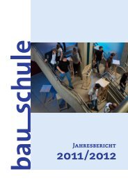 Broschüre [PDF] - bei der Schweizerischen Bauschule Aarau SBA