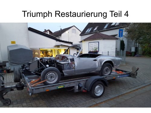 Triumph Restauration Teil 5