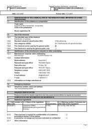 MSDS Hygisoft surface disinfectant, concentrate.pages