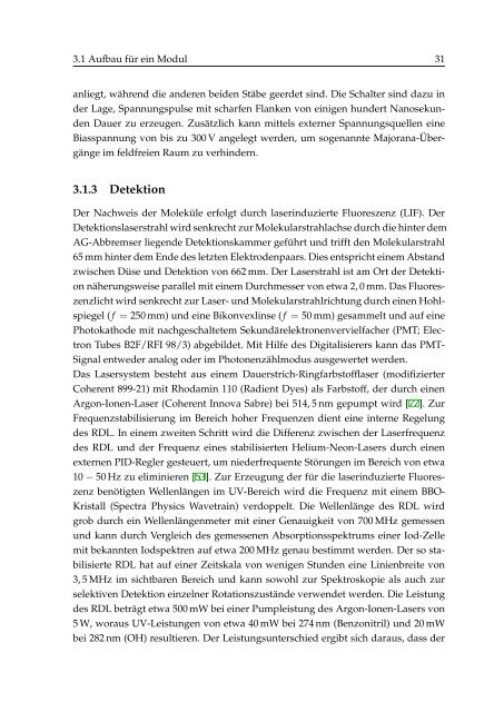 alternating gradient - abbremsung von benzonitril - CFEL at DESY