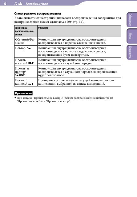 Sony NWZ-S736F - NWZ-S736F Consignes d&rsquo;utilisation Russe