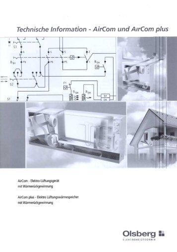 AirCom -Elektro-lüftungsgerät mit Wärmerückgewinnung ... - Olsberg