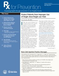 Protect Patients from Improper Use of Single-dose⁄Single-use Vials