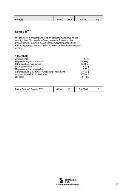 Arthroskopie - Fresenius Kabi Austria