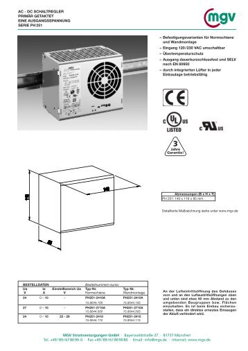 3 - MGV Stromversorgungen GmbH