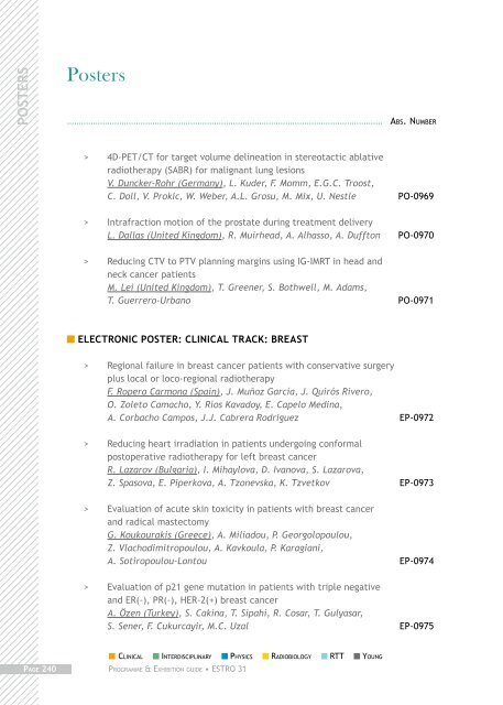 Debate Series - Estro-events.org