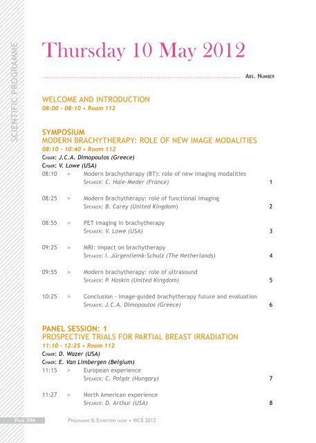 Debate Series - Estro-events.org