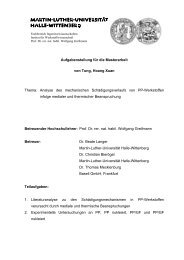 Aufgabenstellung für die Masterarbeit von Tung, Hoang Xuan ...