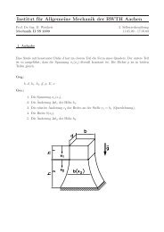 Institut für Allgemeine Mechanik der RWTH Aachen