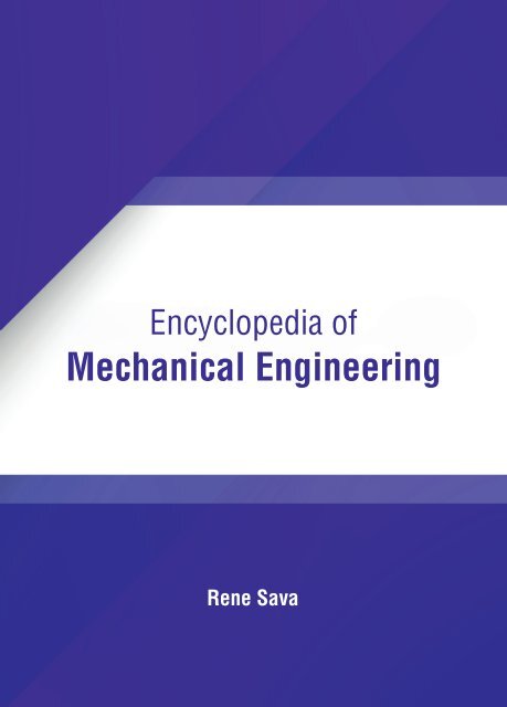 Encyclopedia of Mecanical Enineerin