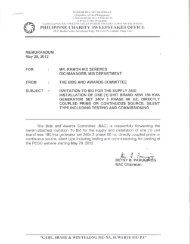 invitation To Bid for the supply and installation of one - Philippine ...
