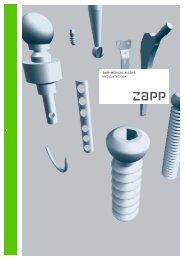 ZAPP MEDICAL ALLOYS MEDIZINTECHNIK