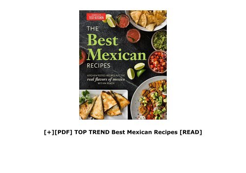 [+][PDF] TOP TREND Best Mexican Recipes  [READ] 