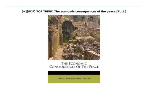 [+][PDF] TOP TREND The economic consequences of the peace  [FULL] 