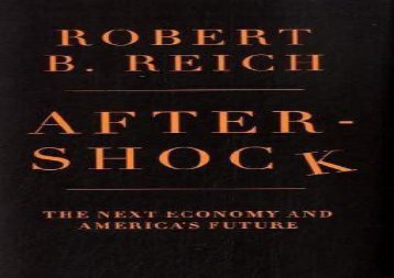 [+][PDF] TOP TREND Aftershock: The Next Economy and America s Future  [NEWS]