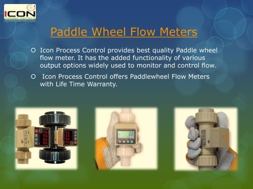 Paddlewheel Flowmeters