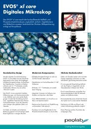 EVOS® xl core Digitales Mikroskop - PEQLAB Biotechnologie GmbH