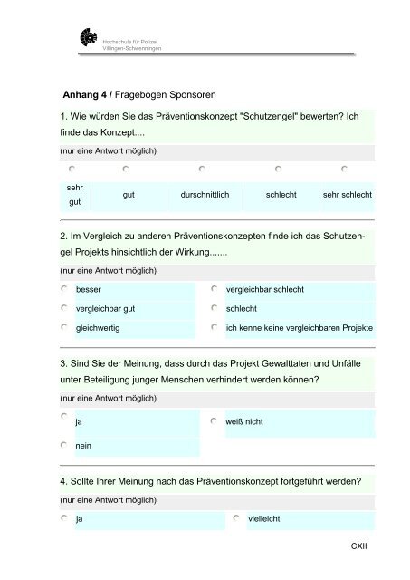 Diplomarbeit in der Fachgruppe Verkehrswissenschaft