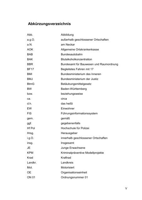 Diplomarbeit in der Fachgruppe Verkehrswissenschaft