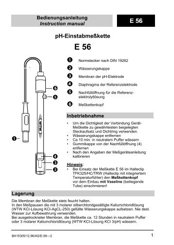 pH-Einstabmeßkette - WTW.com