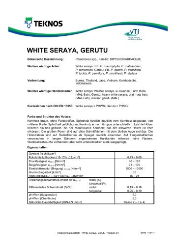 white seraya, gerutu - Jota